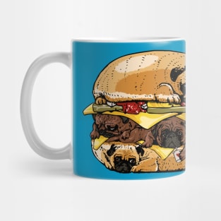 Pugs Burger Mug